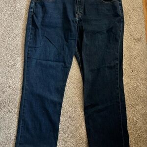 Hawker Rye Relaxed Fit Classic Men's Dark Blue Jeans 46 x 32